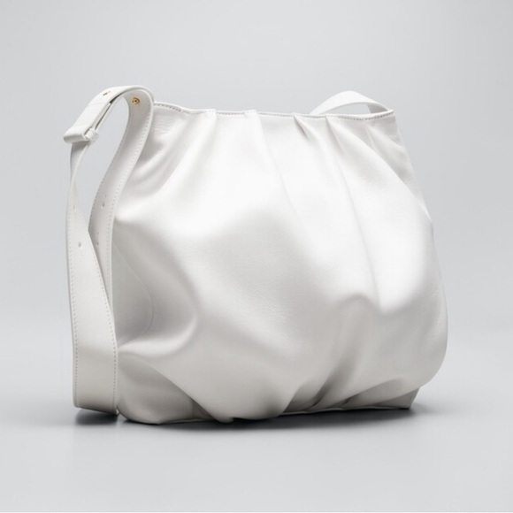 NWT Elleme Paris Vague Pleated Leather Tote Bag - Picture 9 of 9